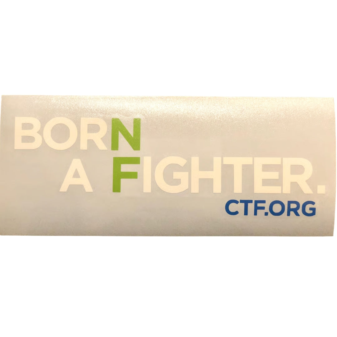 Born A Fighter Vinyl Decal
