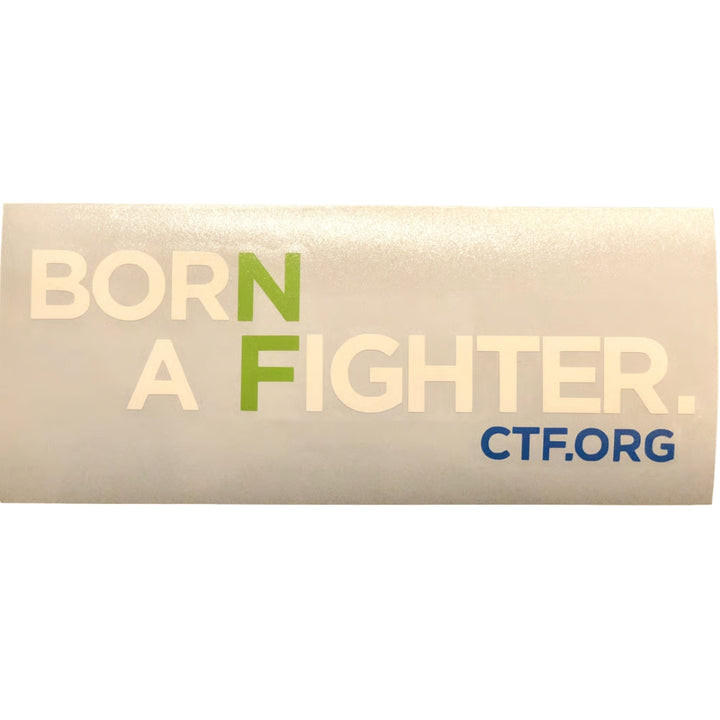 Born A Fighter Vinyl Decal